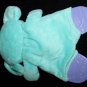 Bright Starts Security Blanket Elephant 9" Teether Rattle Soft Toy Crinkle Blue
