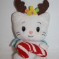 Dan Dee Sugar Plush Angel Cat Christmas Candy Cane 7" Soft Toy Yuko Shimizu