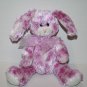 Fiesta Purple Tie Dye Easter Bunny Rabbit Long Ears 6" White Plush Bow Soft Toy