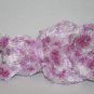 Fiesta Purple Tie Dye Easter Bunny Rabbit Long Ears 6" White Plush Bow Soft Toy