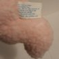 Easter Bunny Rabbit 7" Plush Main Joy Ltd Pink Fuzzy Blue Gingham Straw Hat Bow