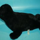 Seymour Black Plush Seal 14" Fundamental Too Squeezems No Sound Toy Vtg 1987 Seymour Black Plush Seal 14" Fundamental Too Squeezems No Sound Toy Vtg 1987