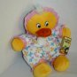 The Amusement Factory Easter Duck Flower Plush 13" Stuffed Chick Bean Bag NEW