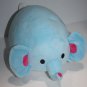 Fiesta Lil Huggy Elephant Eugene 8" Plush Pillow Blue Stuffed Animal Soft Toy