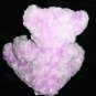 Goffa Teddy Bear Purple Plush Swirl Tie Dye 12" Stuffed Animal Soft Toy Bow 2013