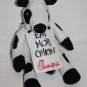 Eat Mor Chikin Sign Chick Fil A Cow Plush Stuffed Animal 9" Tall 2005 Soft Toy