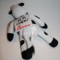 Eat Mor Chikin Sign Chick Fil A Cow Plush Stuffed Animal 9" Tall 2005 Soft Toy