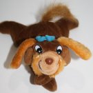 Oriental Trading Dog Bean Bag Brown Plush 8" Stuffed Soft Toy Blue Bow Small Oriental Trading Dog Bean Bag Brown Plush 8" Stuffed Soft Toy Blue Bow Small