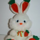 Dan Dee Easter Bunny Rabbit Carrot Hand Feet Ears 9" Plush Soft Toy Stuffed Bow