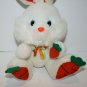 Dan Dee Easter Bunny Rabbit Carrot Hand Feet Ears 9" Plush Soft Toy Stuffed Bow