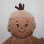 Manhattan Toy 1st Soft Toy Doll Wee Baby Stella 11" Tan Skin Plush Brown Hair