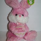 Happy Easter Egg Bunny Rabbit 9" Chrisha Playful Plush Pink White Soft Toy NEW Happy Easter Egg Bunny Rabbit 9" Chrisha Playful Plush Pink White Soft Toy NEW