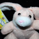 Mini 4" Bunnykins Easter Bunny Rabbit Pink Peach Plush Soft Toy Stuffed Hilco