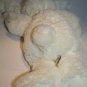 Fiesta Cream Ivory Plush Easter Bunny Rabbit 12" Pink Flower Bow Soft Toy E90661