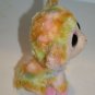 Ty Beanie Boos Blossom Easter Lamb 6" Tie Dye Pink Eyes Plush Stuffed Sheep Toy