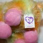 Ty Beanie Boos Blossom Easter Lamb 6" Tie Dye Pink Eyes Plush Stuffed Sheep Toy