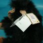 Aurora Flopsies Chuma Monkey Black Brown Plush 14" Stuffed 31063 Soft Toy NEW