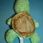 A Mart Green Plush Turtle Thin 10" Stuffed Animal Sewn Eyes Soft Toy Amart 2009