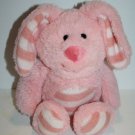 Inter American Products Pink Plush Striped Easter Bunny Rabbit 14" Soft Toy 2017