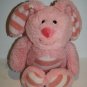 Inter American Products Pink Plush Striped Easter Bunny Rabbit 14" Soft Toy 2017