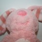 Inter American Products Pink Plush Striped Easter Bunny Rabbit 14" Soft Toy 2017