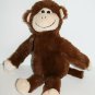 Target Brown Plush Stuffed Monkey 11" Hook Loop Hands Galerie 2014 Soft Toy
