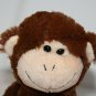 Target Brown Plush Stuffed Monkey 11" Hook Loop Hands Galerie 2014 Soft Toy