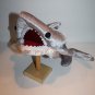 Elope Shark Hat Cap 20" Fish Gray Shiny Plush Kids Child Adjustable Inner Band
