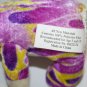 Plush Appeal Bear Monkey 6" Purple Yellow Flames Stripes Stuffed Animal Soft Toy