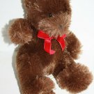 The Childrens Place Red Velvet Bow Valentine Teddy Bear 9" Brown Plush Soft Toy The Childrens Place Red Velvet Bow Valentine Teddy Bear 9" Brown Plush Soft Toy