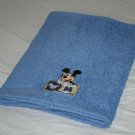 Disney Mickey Mouse Blue Plush Baby Blanket Blocks Embroidered M Security Lovey Disney Mickey Mouse Blue Plush Baby Blanket Blocks Embroidered M Security Lovey