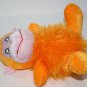 Furry Body Orange Thin Velour Plush Monkey 8" Soft Toy Stuffed Animal Sewn Eyes