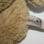 Color Rich Ltd Easter Bunny Rabbit 15" Soft Toy Beige Plush Fluffy Plaid Bow
