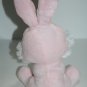 Goffa Easter Bunny Rabbit Pink Plush 11" Stuffed White Beard Soft Toy Rite Aid