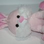 Goffa Easter Bunny Rabbit Pink Plush 11" Stuffed White Beard Soft Toy Rite Aid