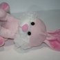 Goffa Easter Bunny Rabbit Pink Plush 11" Stuffed White Beard Soft Toy Rite Aid