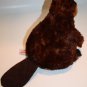 Aurora River Beaver Brown Plush Silky 10" Stuffed Animal Soft Toy Wild Critter