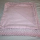 Soft Plush Pink Chenille Baby Girls Blanket Diamond Dots Fleece Security Lovey