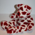 The Petting Zoo Teddy Bear 13" White Red Heart Valentines Day Plush Soft Toy Bow The Petting Zoo Teddy Bear 13" White Red Heart Valentines Day Plush Soft Toy Bow