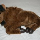 America Wego Realistic Buffalo Big 18" Soft Toy Plush Bison Lying Stuffed Animal