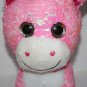Inter American White Plush 2 Way Pink Sequins Unicorn Stuffed Soft Toy 2019