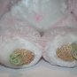 Dan Dee Easter Bunny Rabbit 13" Lop Ears Carrot Ribbon Feet Pink Plush Stuffed