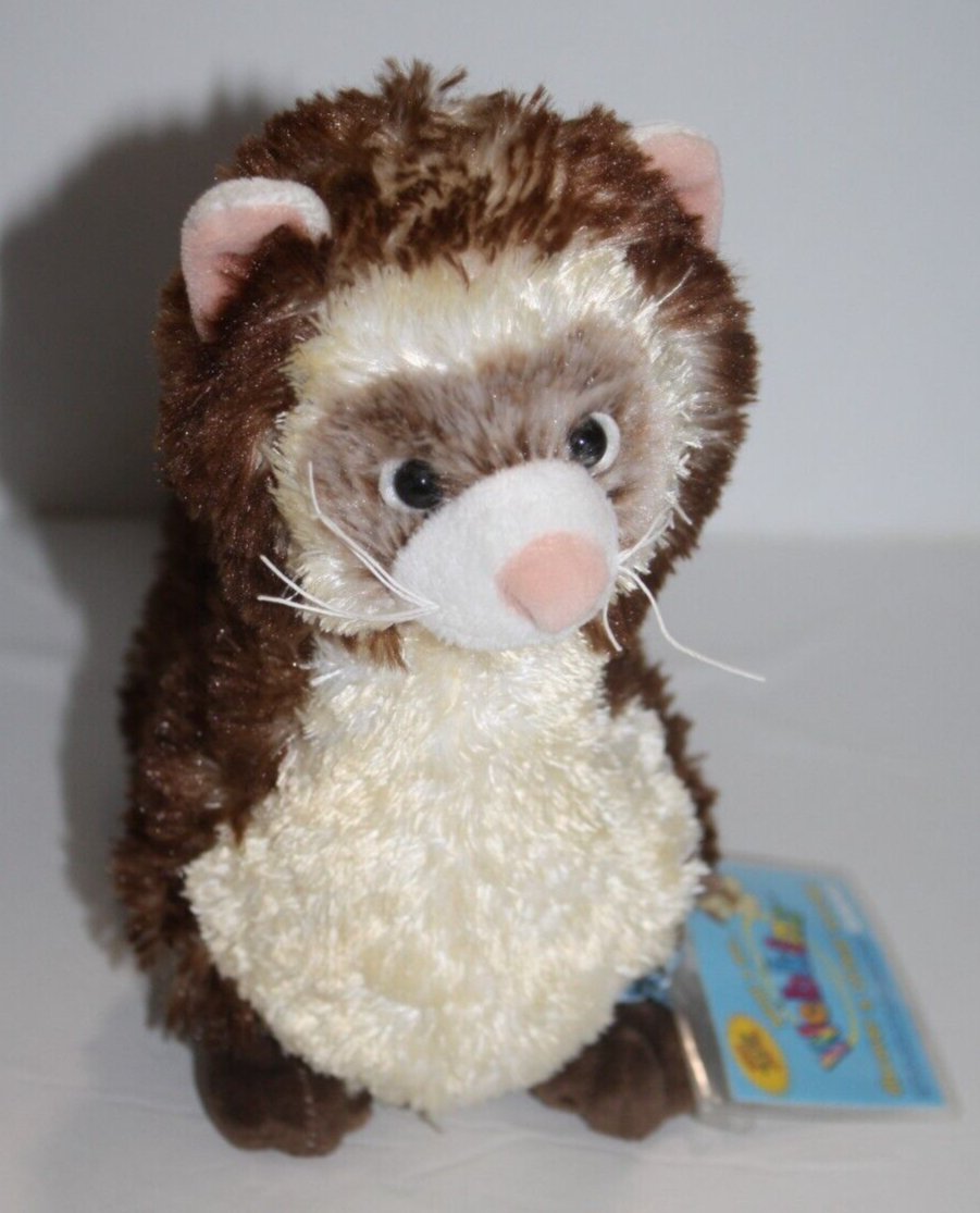kinz Ferret HM419 Stuffed Animal Plush Soft Toy Sealed Code New Tag Ganz