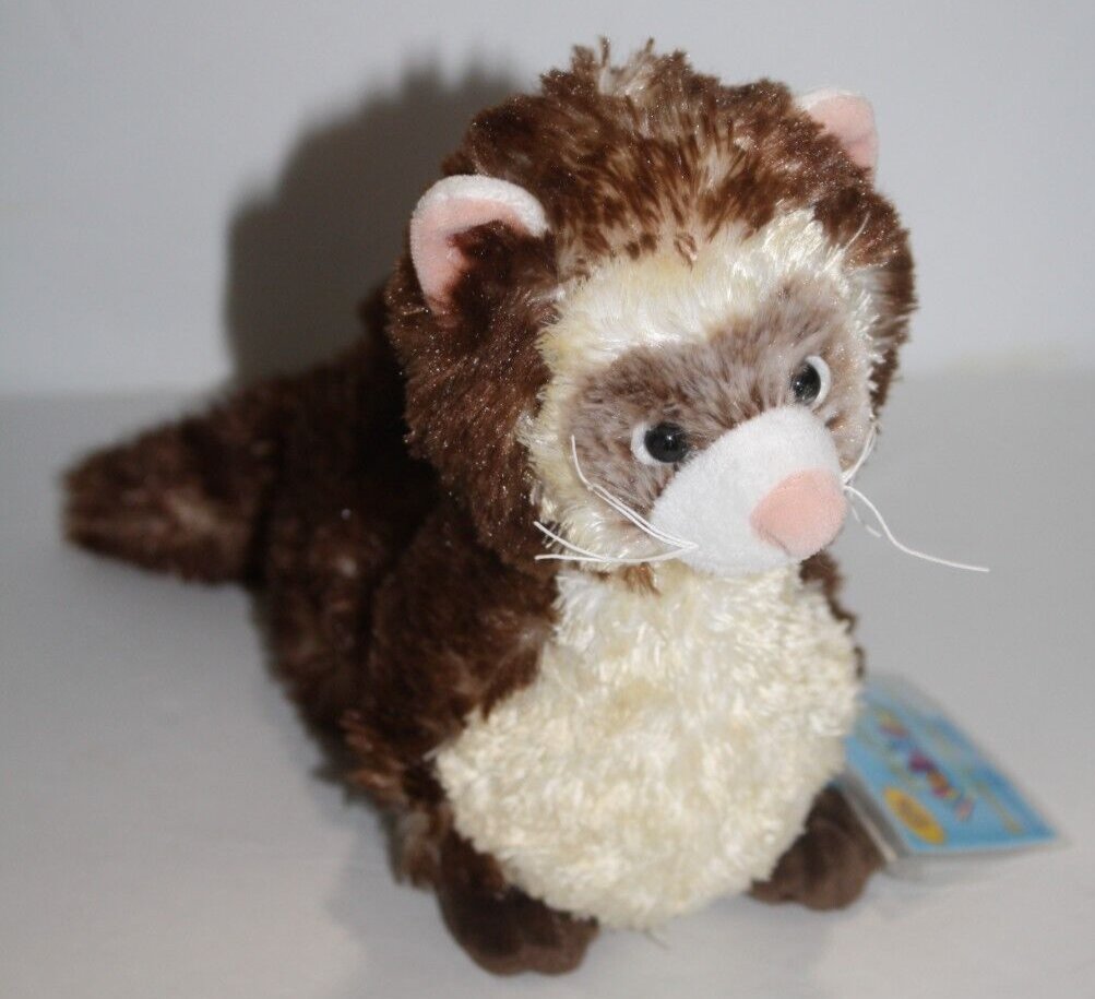kinz Ferret HM419 Stuffed Animal Plush Soft Toy Sealed Code New Tag Ganz
