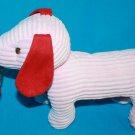 Animal Adventure Pink Plush Ribbed Valentine Puppy Dog 9" Stuffed Heart Soft Toy Animal Adventure Pink Plush Ribbed Valentine Puppy Dog 9" Stuffed Heart Soft Toy