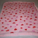 Baby Girls Blanket Babies Alley Pink Hearts Thick Plush Soft 30"x40" Security Baby Girls Blanket Babies Alley Pink Hearts Thick Plush Soft 30"x40" Security