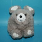 Kids of America Mouse Plush Chinchilla Gray 5" Round Fluffy Bean Bag Soft Toy Kids of America Mouse Plush Chinchilla Gray 5" Round Fluffy Bean Bag Soft Toy