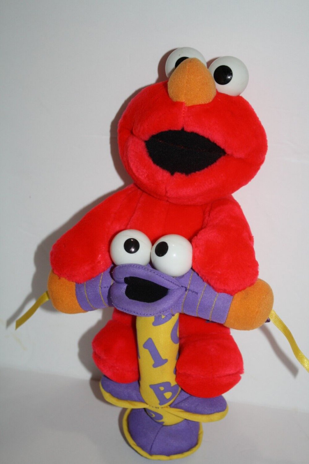 Fisher Price Jump Learn Elmo Pogo Stick 14" Plush Stuffed Animal Talks