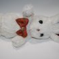 Galerie Reeses Cup Easter Bunny Rabbit 11" Off White Plush Soft Toy Sparkle Bow