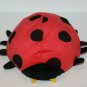 Red Ladybug Baby Mirror Stuffed Insect Lady Bug 9" Plush Soft Toy Black Dots